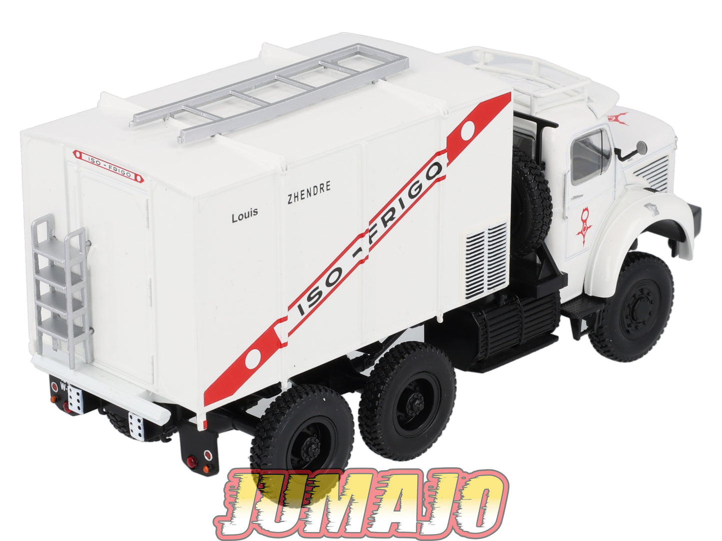 BER95 CAMIONS 1/43 Hachette IXO BERLIET GBC 8 M Mission Tenere frigorifique