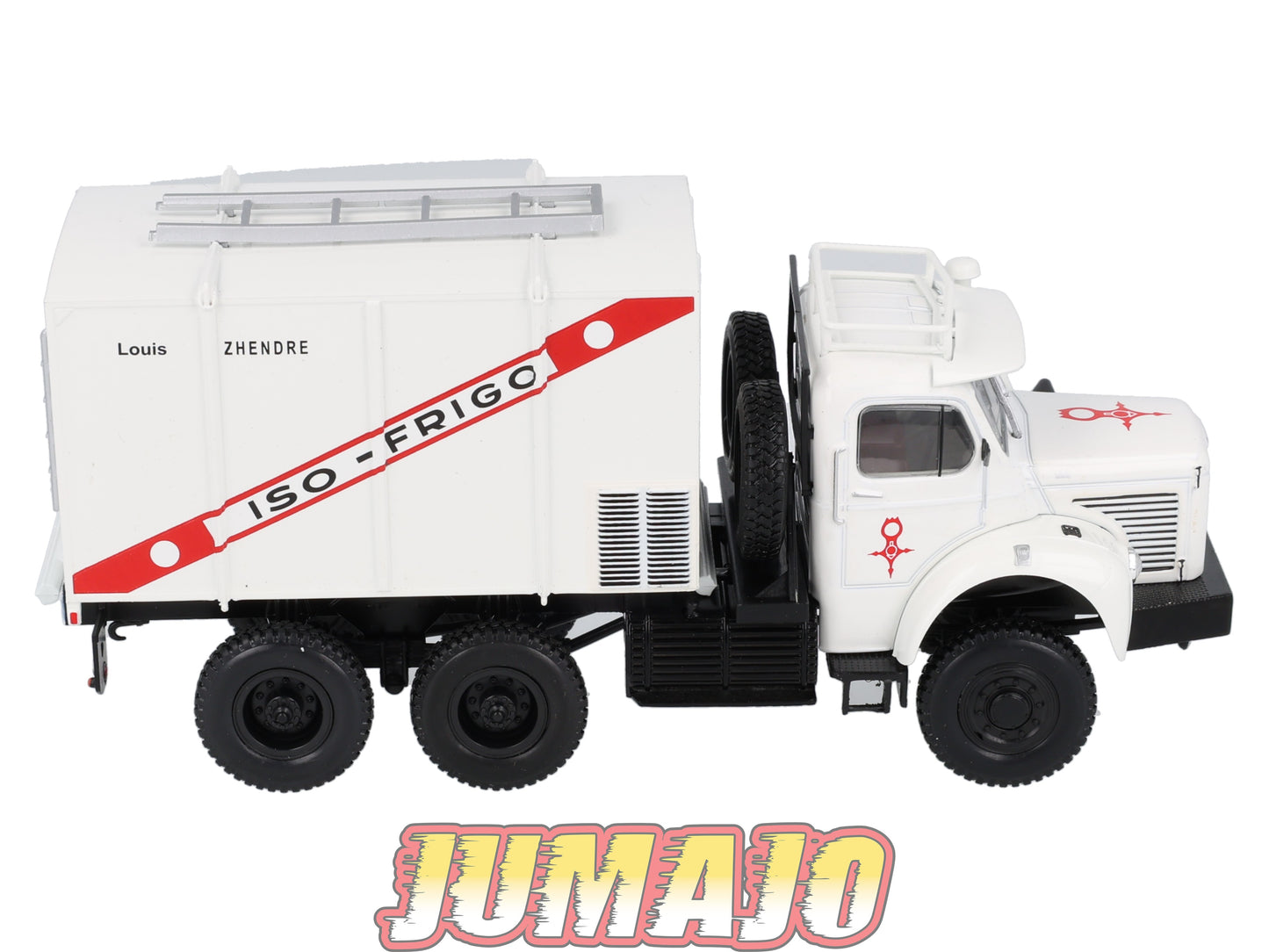 BER95 CAMIONS 1/43 Hachette IXO BERLIET GBC 8 M Mission Tenere frigorifique