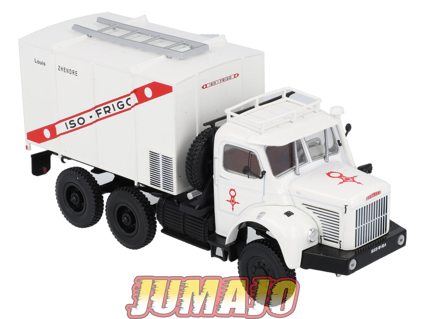 BER95 CAMIONS 1/43 Hachette IXO BERLIET GBC 8 M Mission Tenere frigorifique