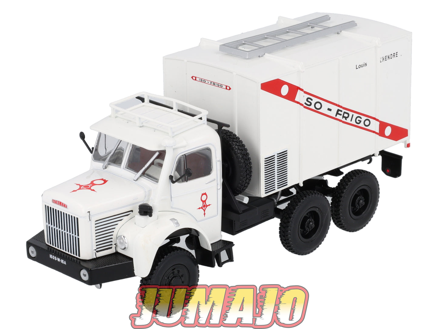 BER95 CAMIONS 1/43 Hachette IXO BERLIET GBC 8 M Mission Tenere frigorifique