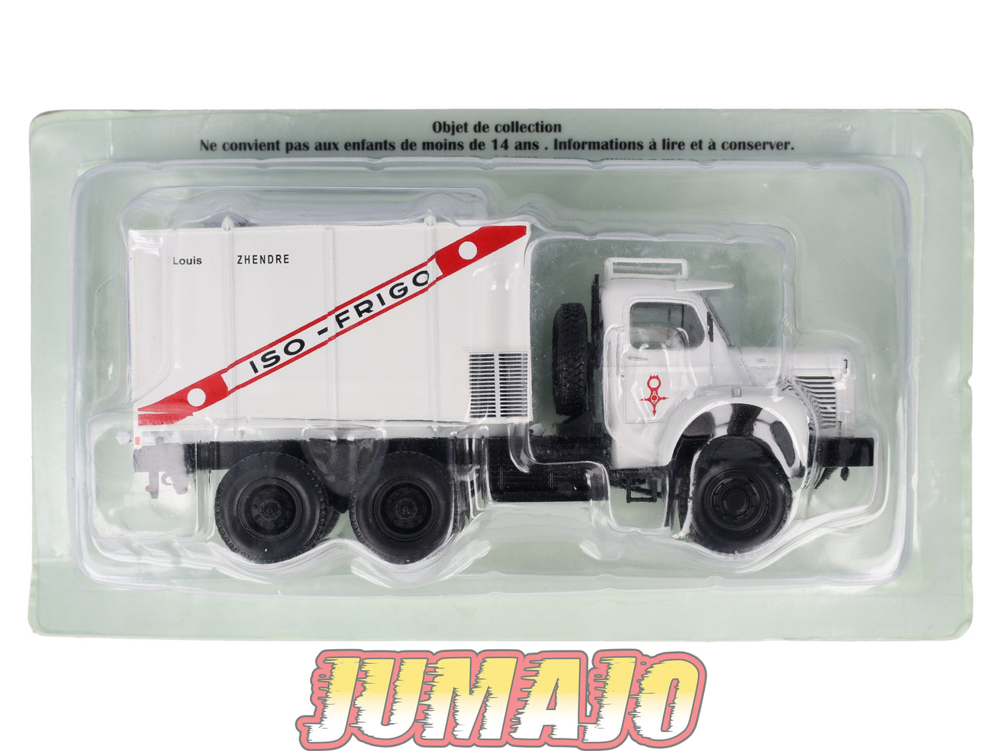 BER95 CAMIONS 1/43 Hachette IXO BERLIET GBC 8 M Mission Tenere frigorifique