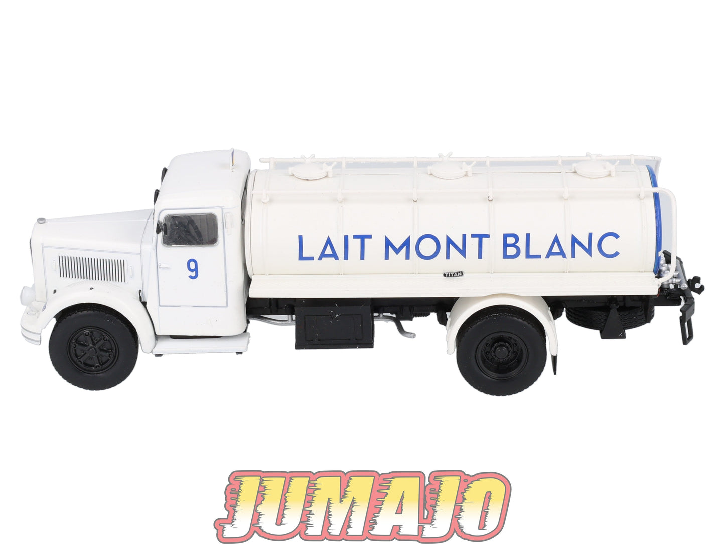 BER99 CAMIONS 1/43 Hachette IXO BERLIET GDR 7 D Citerne Lait mont Blanc
