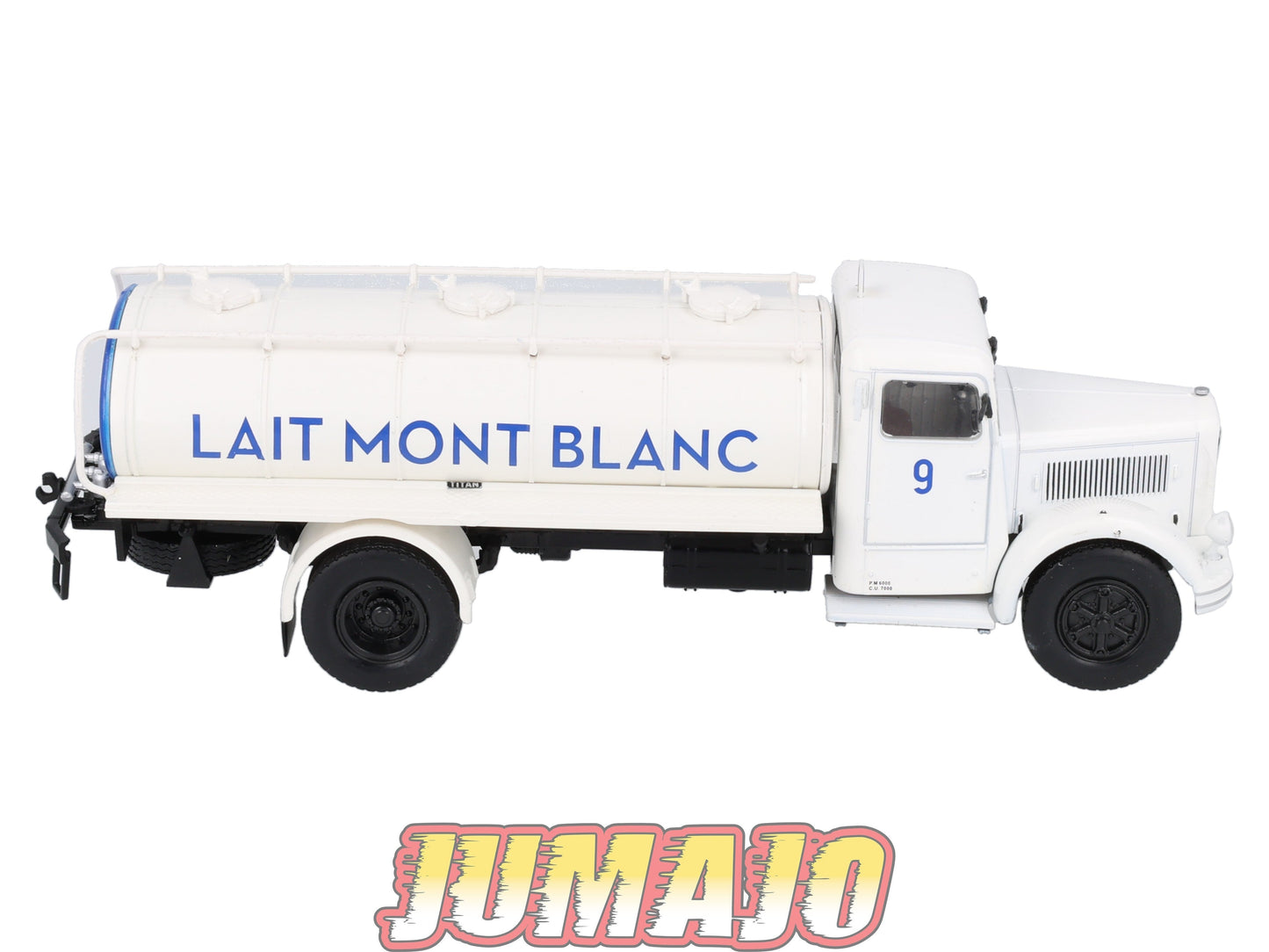 BER99 CAMIONS 1/43 Hachette IXO BERLIET GDR 7 D Citerne Lait mont Blanc