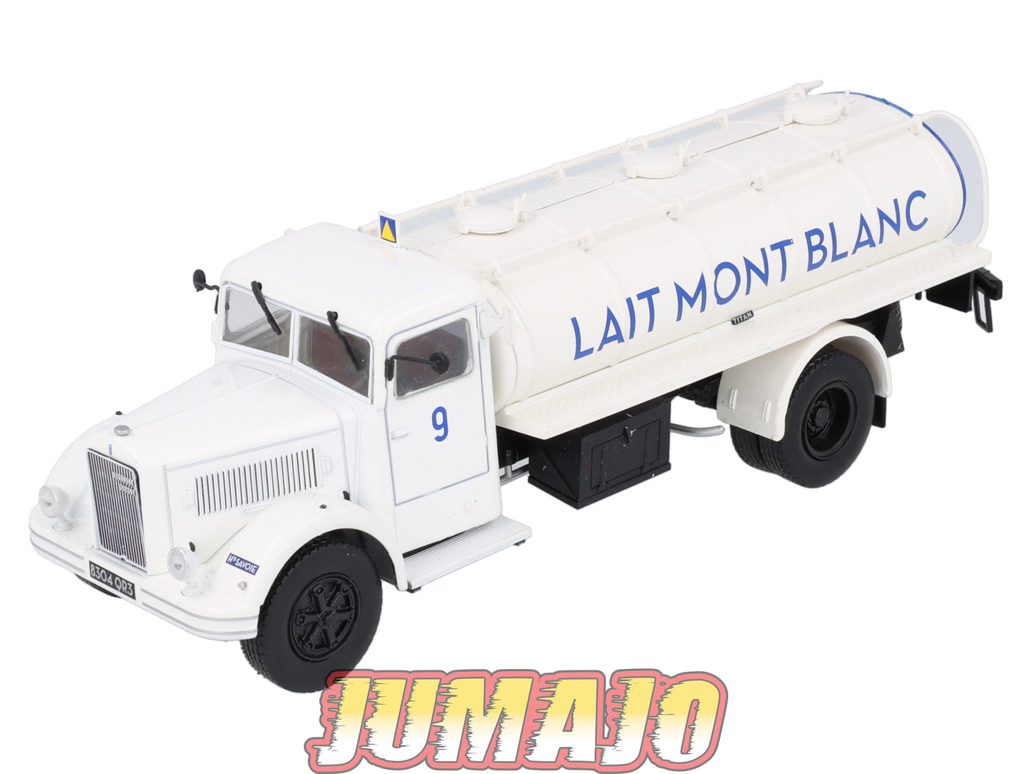BER99 CAMIONS 1/43 Hachette IXO BERLIET GDR 7 D Citerne Lait mont Blanc