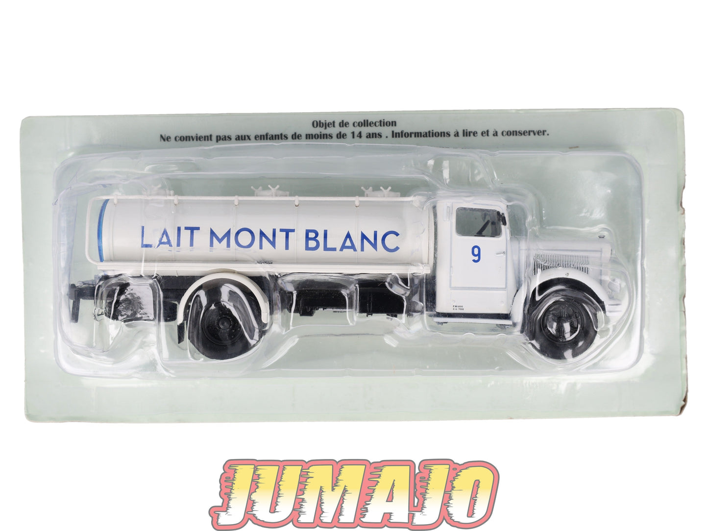 BER99 CAMIONS 1/43 Hachette IXO BERLIET GDR 7 D Citerne Lait mont Blanc