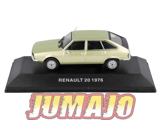 BJ11 Voiture 1/43 JUMAJO Renault 20 1976 vert métallisé