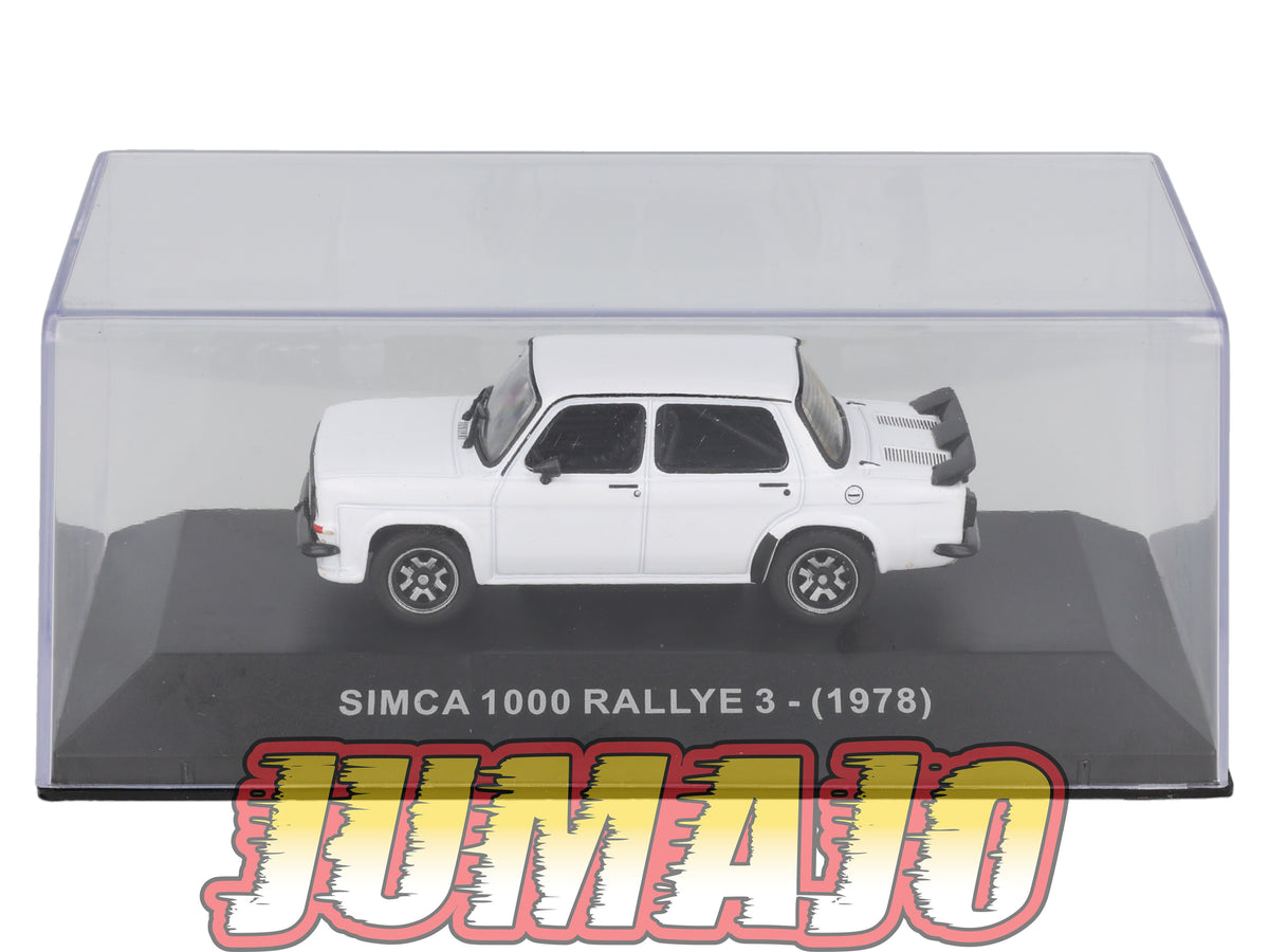 BJ22 Voiture 1/43 JUMAJO Simca 1000 Rallye 3 1978