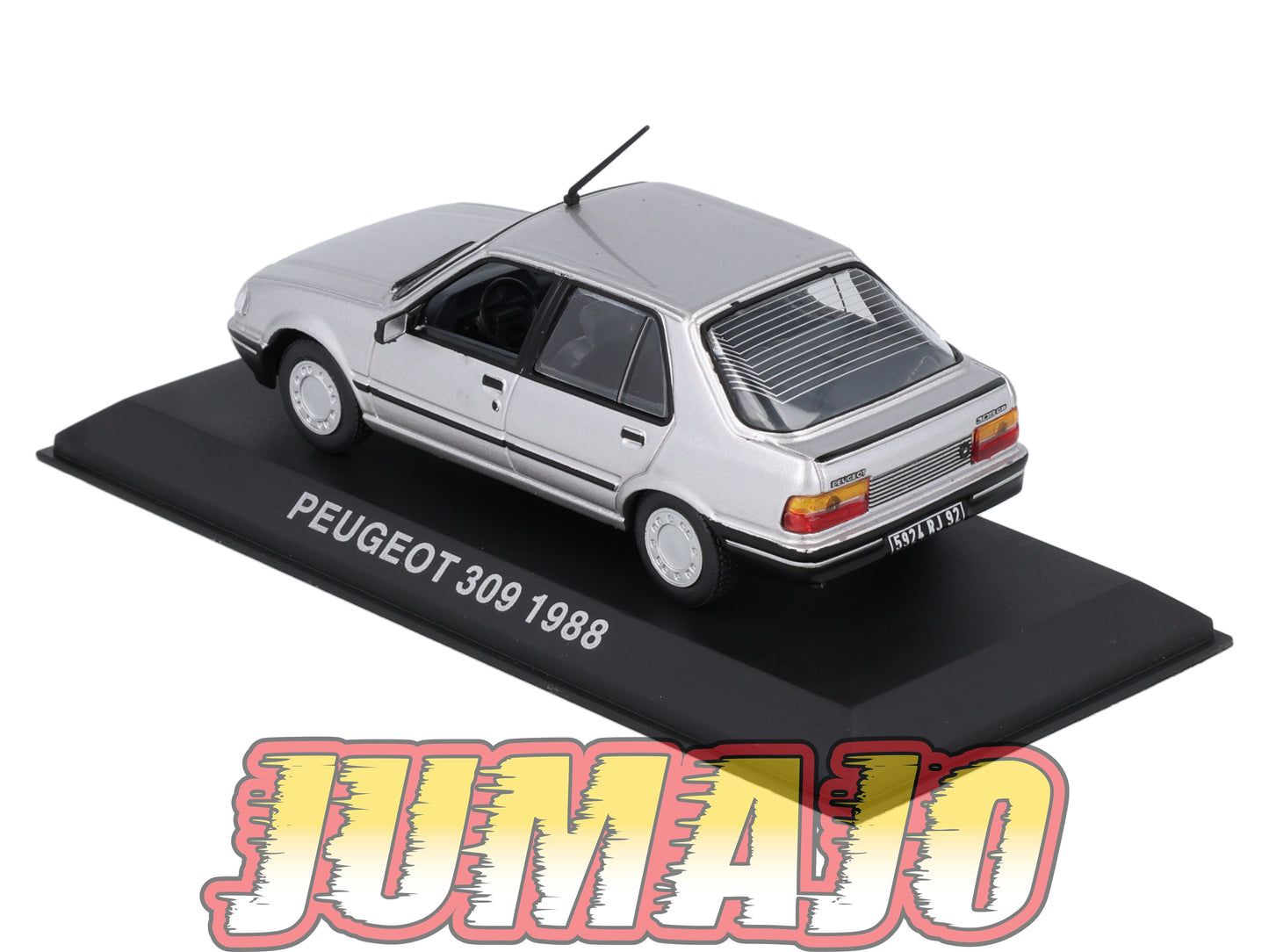 BJ2 Voiture 1/43 JUMAJO Peugeot 309 5 portes grise 1988