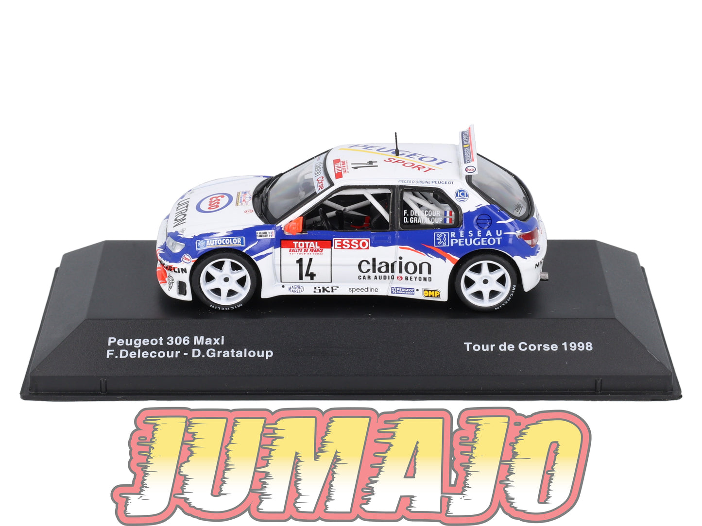 BJ4 Voiture 1/43 JUMAJO Peugeot 306 Maxi Delecour #14 1998
