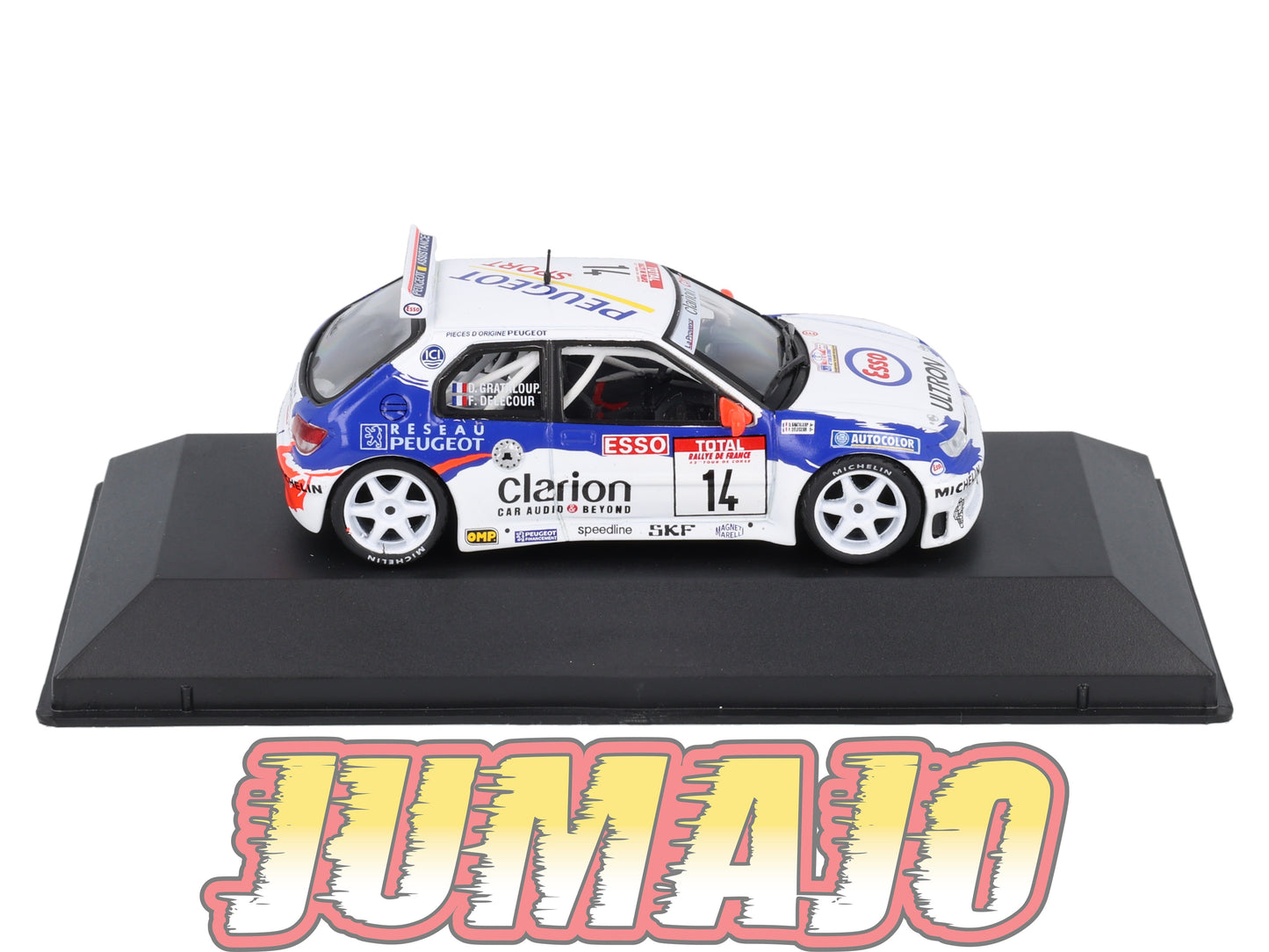 BJ4 Voiture 1/43 JUMAJO Peugeot 306 Maxi Delecour #14 1998