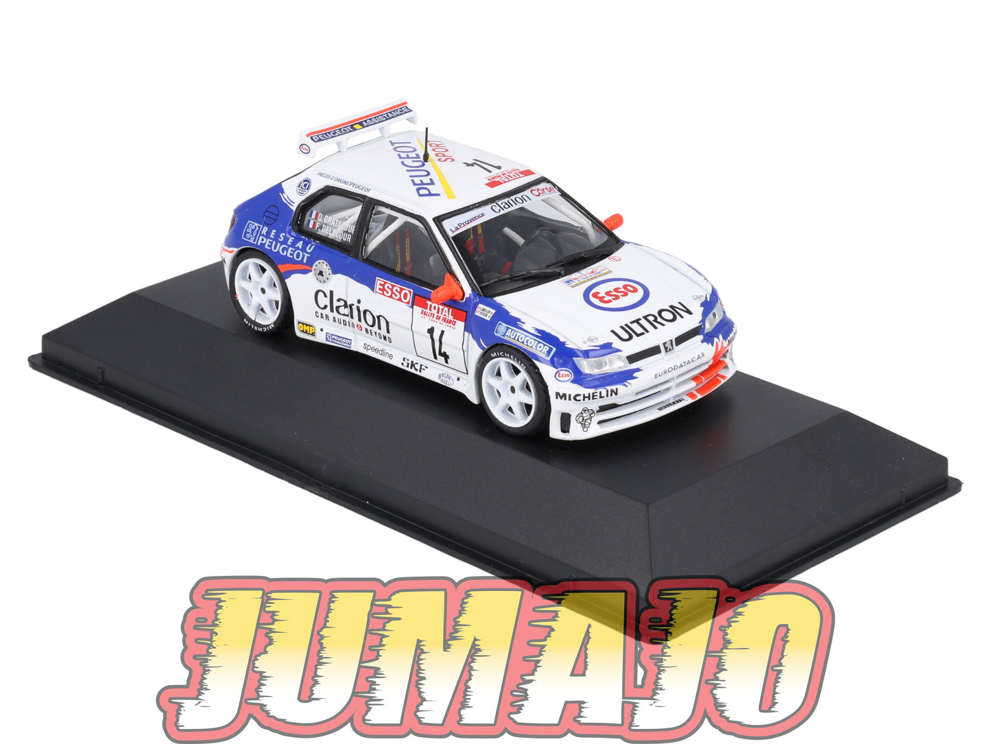 BJ4 Voiture 1/43 JUMAJO Peugeot 306 Maxi Delecour #14 1998