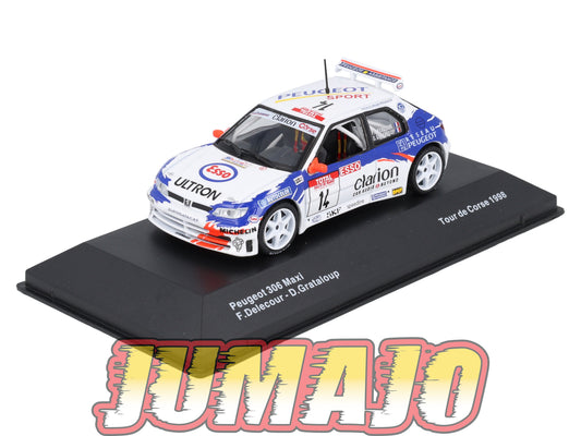 BJ4 Voiture 1/43 JUMAJO Peugeot 306 Maxi Delecour #14 1998