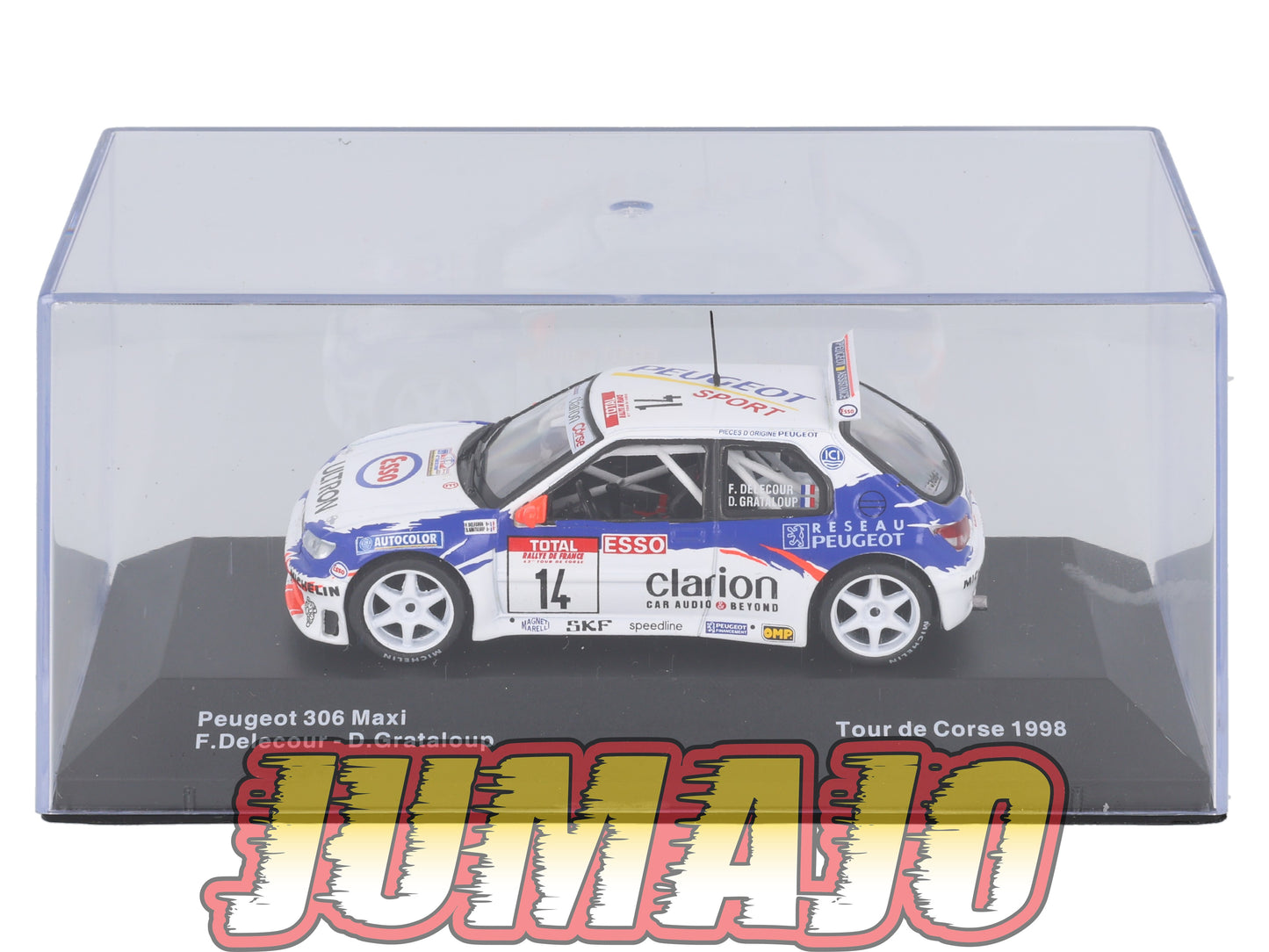 BJ4 Voiture 1/43 JUMAJO Peugeot 306 Maxi Delecour #14 1998
