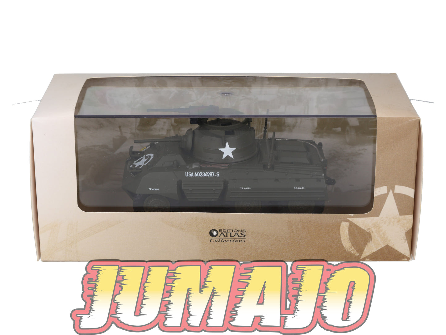 BL38 Atlas IXO 1/43 Blindés WW2 : Light Armored Car M8