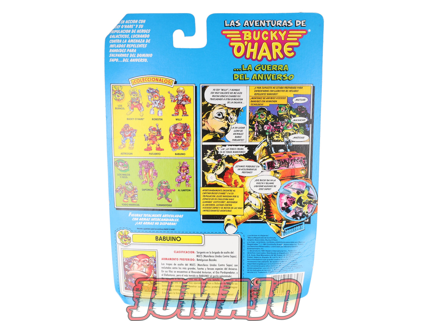 BLI53 Figurine PVC HASBRO 1991 Bucky O'Hare : Babuino Bruiser 11cm