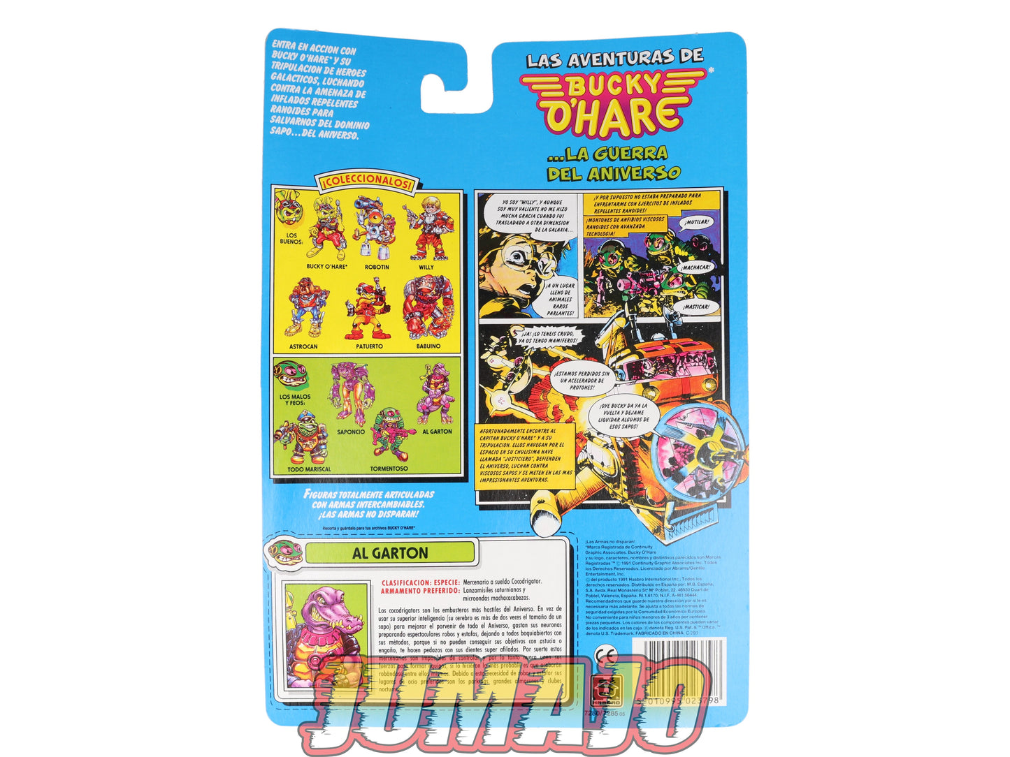BLI57 Figurine PVC HASBRO 1991 Bucky O'Hare : Al Garton Al Negator 11.5cm