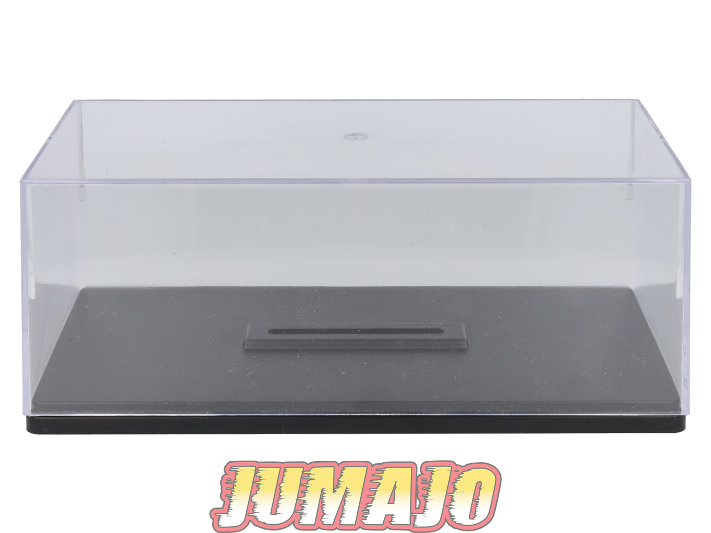 BTE10 Boîtes vitrines 1/24 basse : Lot de 3 boîtes avec socles taille base 11 x 22 x 8cm