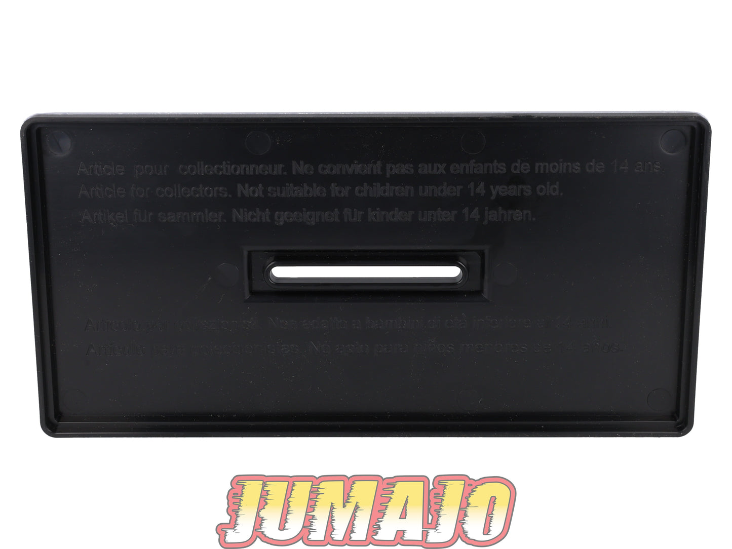 BTE10 Boîtes vitrines 1/24 basse : Lot de 3 boîtes avec socles taille base 11 x 22 x 8cm