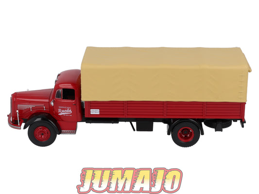 CAM107 Camions d'autrefois 1/43 Altaya IXO : MERCEDES Benz L-325 Bâché rueda