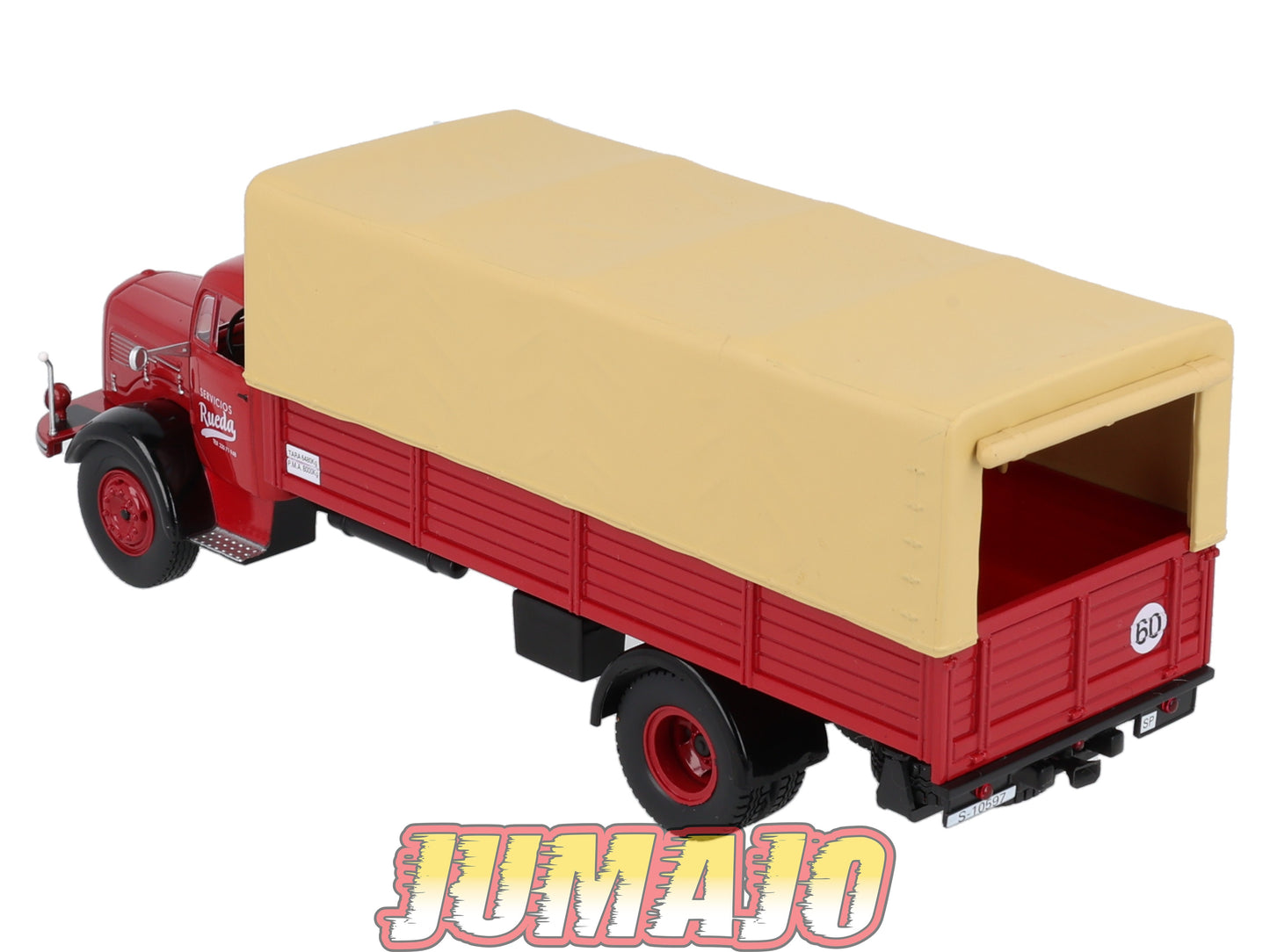 CAM107 Camions d'autrefois 1/43 Altaya IXO : MERCEDES Benz L-325 Bâché rueda