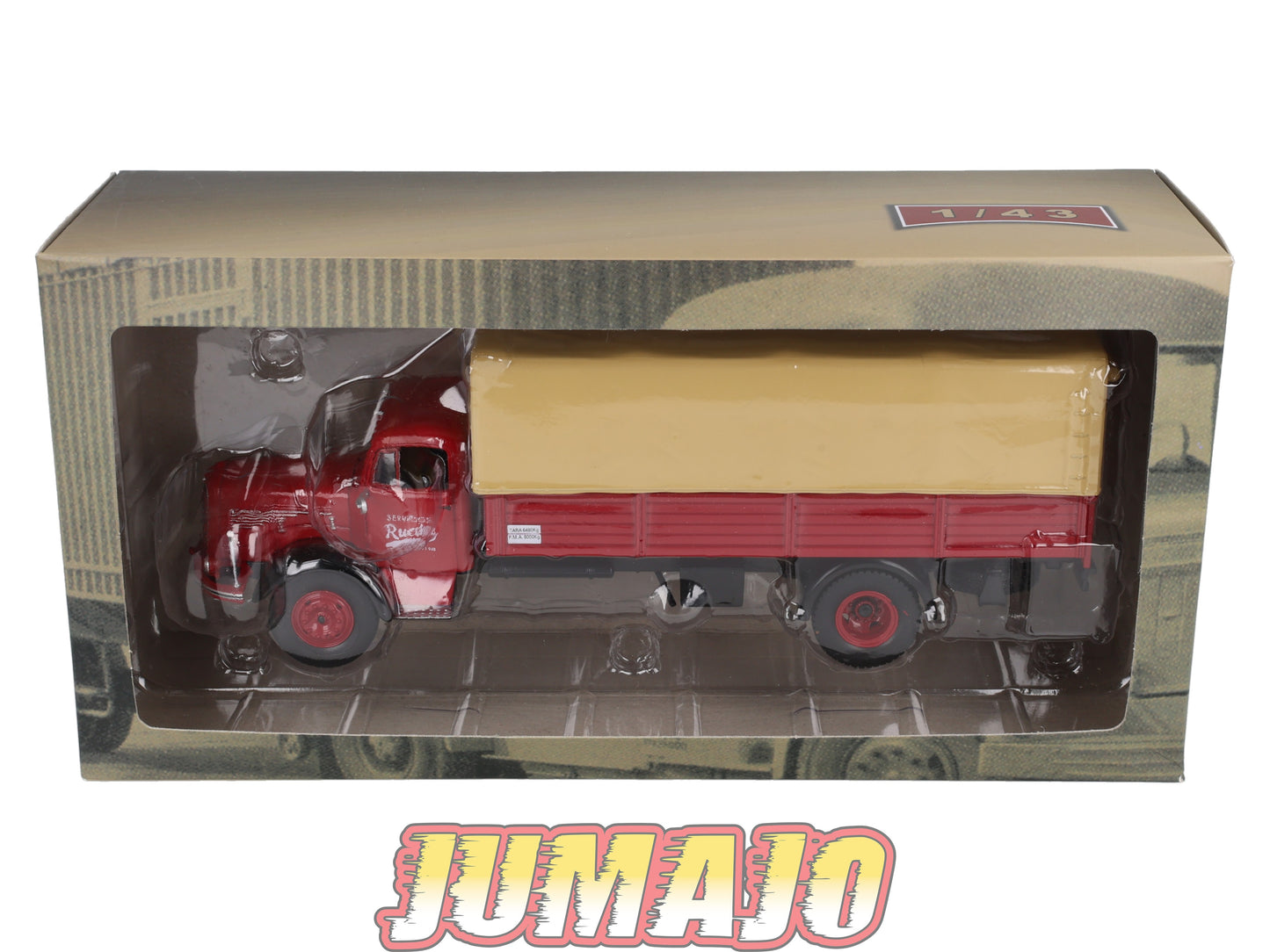 CAM107 Camions d'autrefois 1/43 Altaya IXO : MERCEDES Benz L-325 Bâché rueda