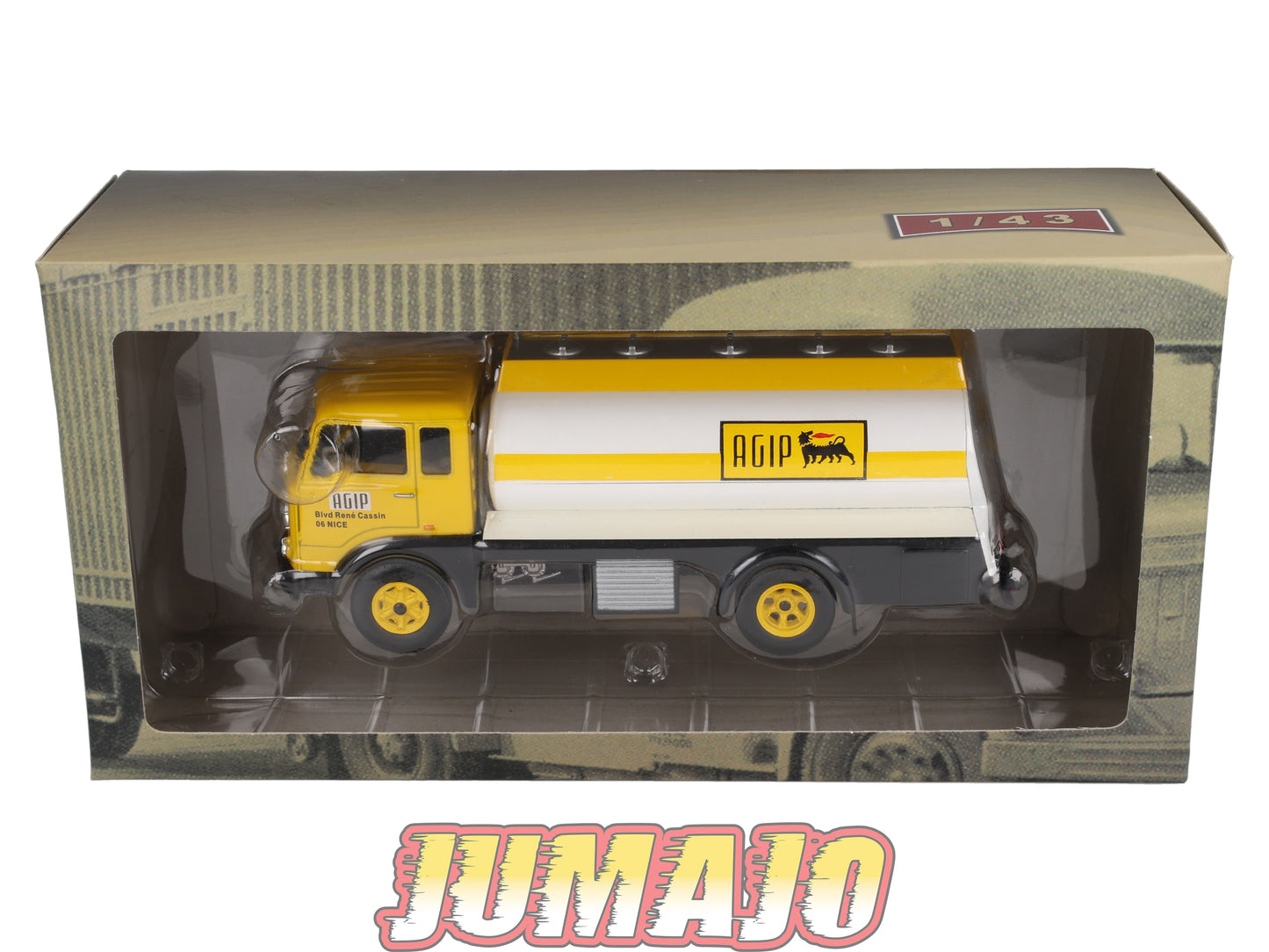 CAM10 Camions d'autrefois 1/43 Altaya IXO : FIAT 643N AGIP citerne