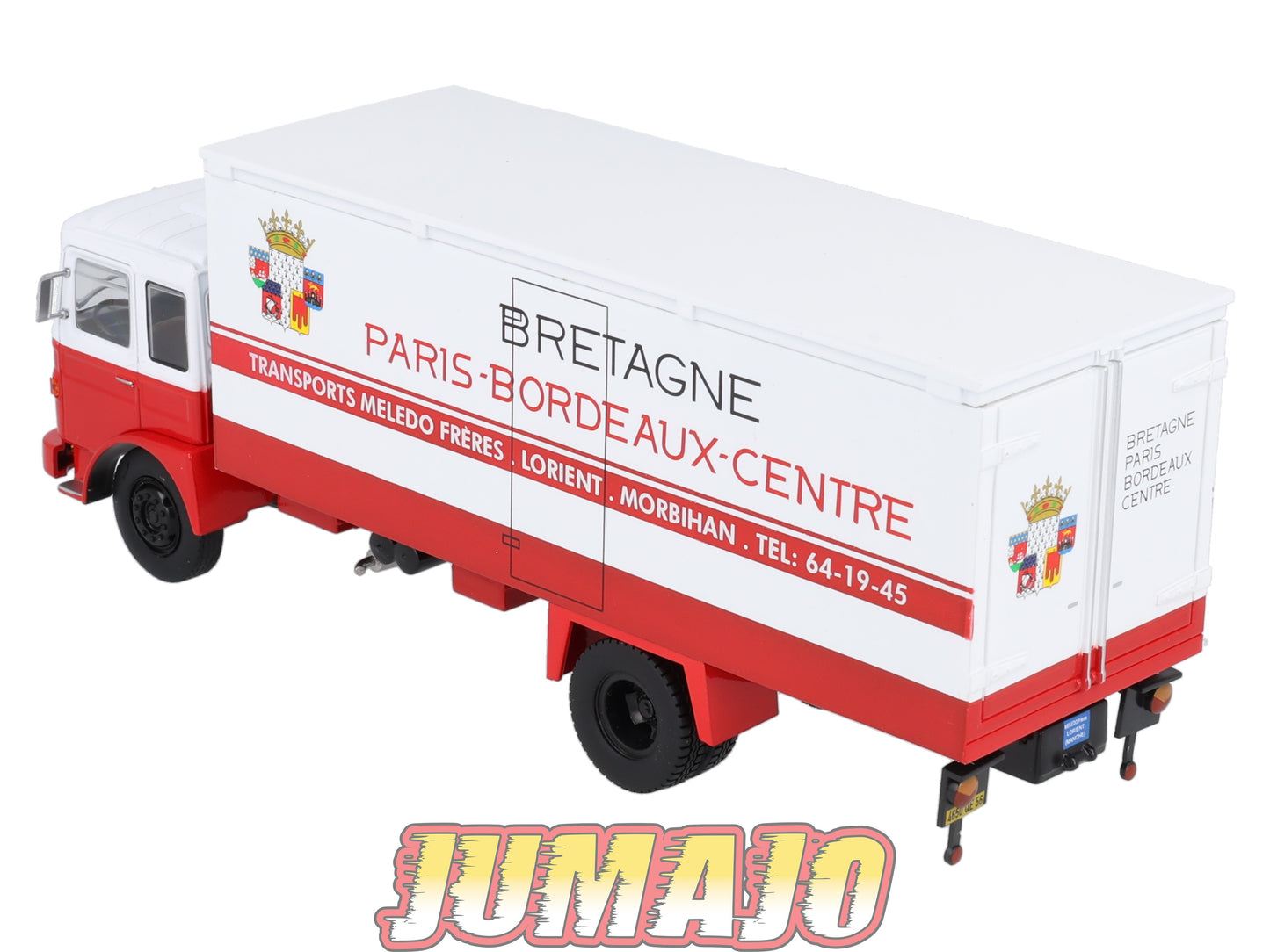 CAM113 Camions d'autrefois 1/43 Altaya IXO : SAVIEM CAB860 Transport Bretagne