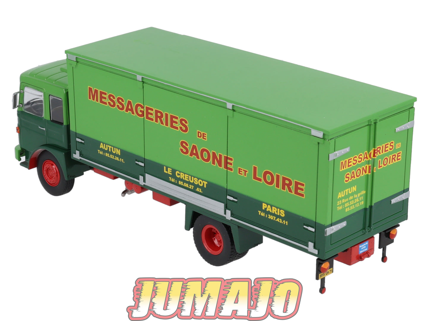 CAM121 Camions d'autrefois 1/43 Altaya IXO : SAVIEM CAB880 Messageries de Saone