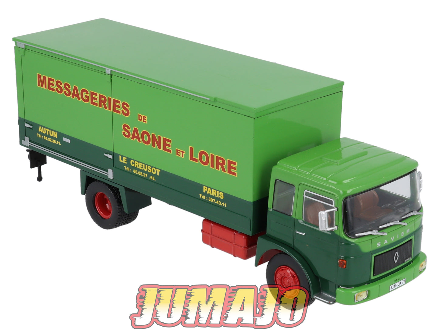 CAM121 Camions d'autrefois 1/43 Altaya IXO : SAVIEM CAB880 Messageries de Saone