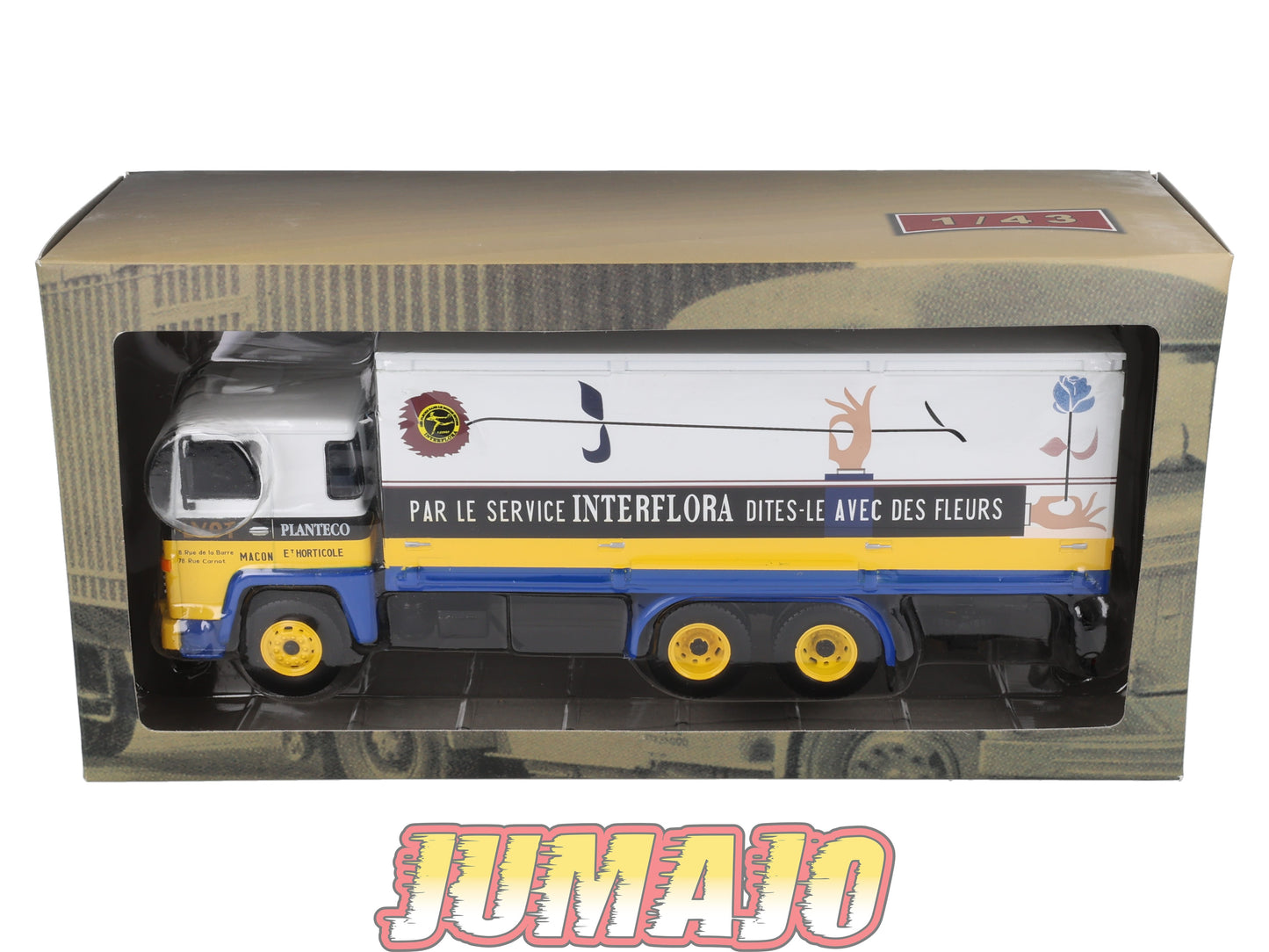 CAM12 Camions d'autrefois 1/43 Altaya IXO : SCANIA Interflora
