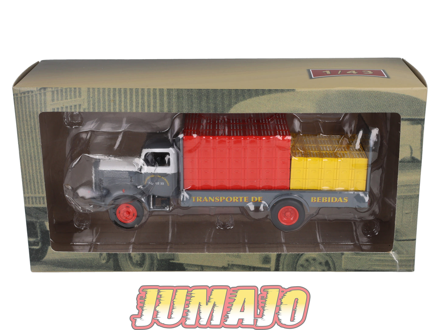 CAM131 Camions d'autrefois 1/43 Altaya IXO : MERCEDES L312 Transport de Bebidas