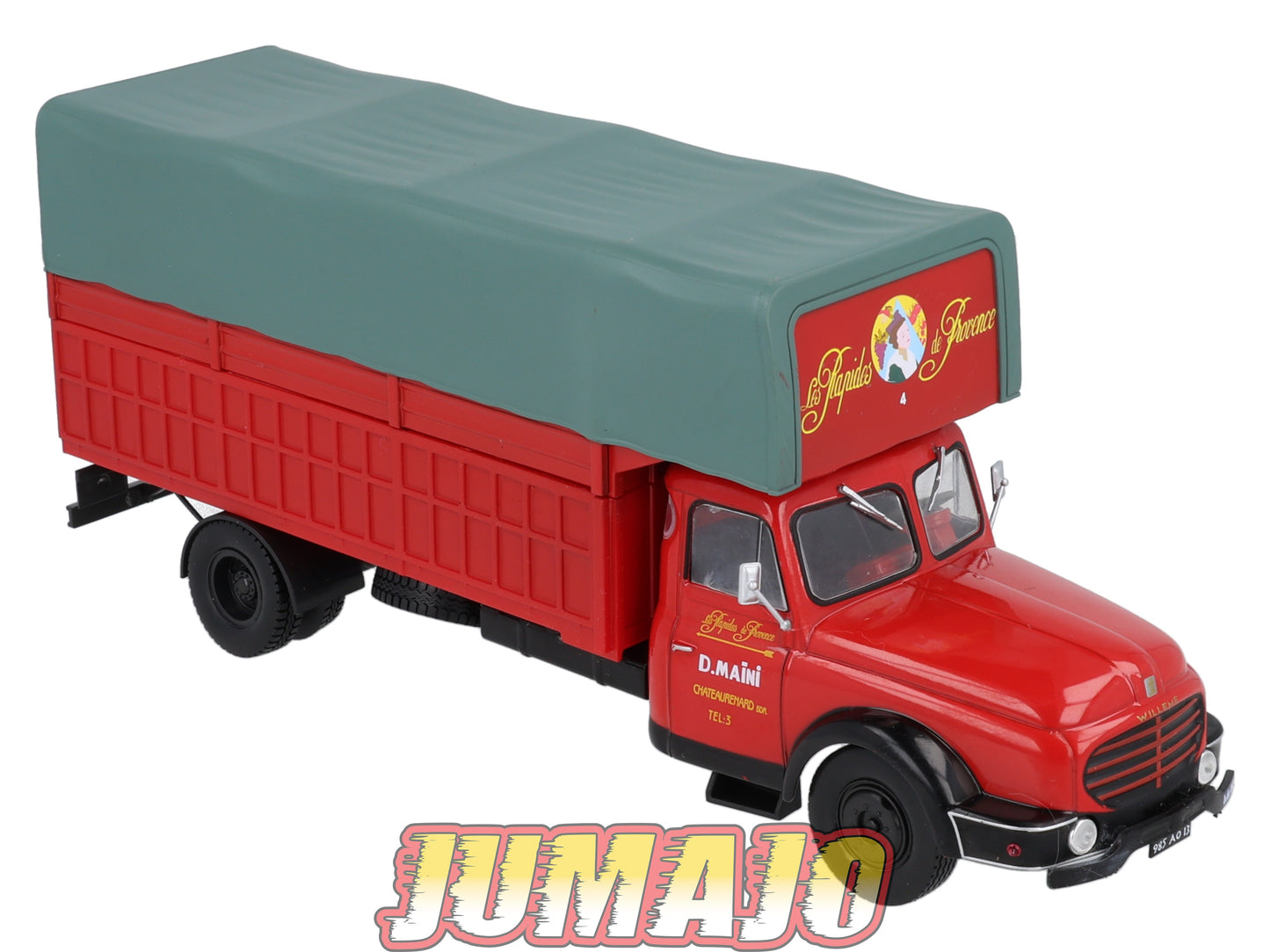 CAM13 Camions d'autrefois 1/43 Altaya IXO : WILLEME LC610 Bâché D.Maini