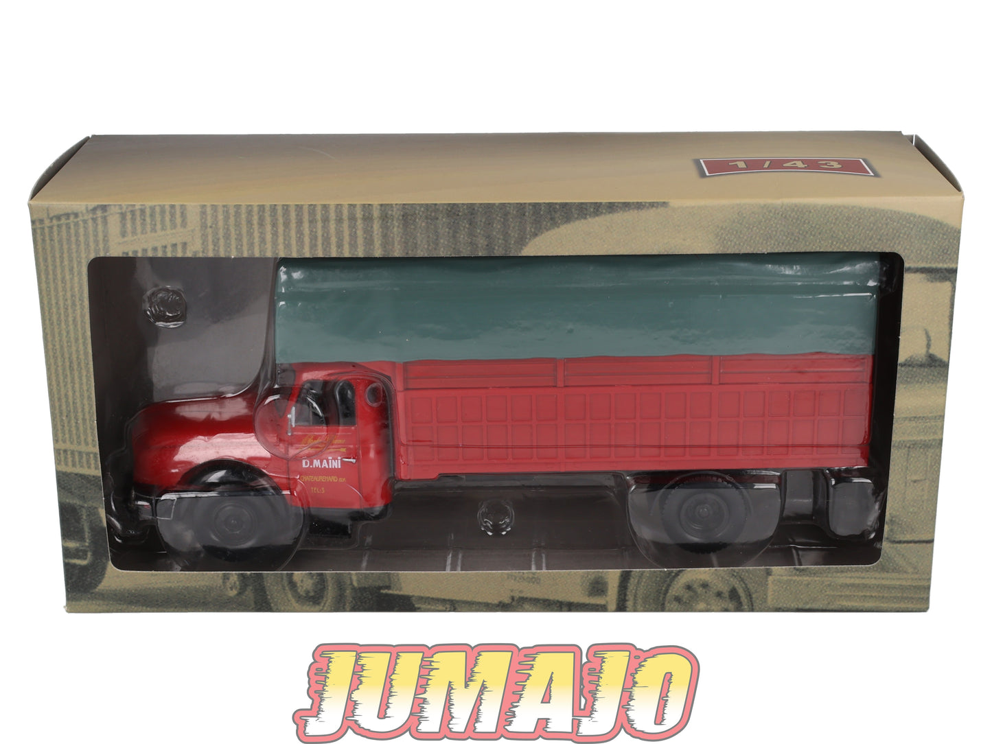 CAM13 Camions d'autrefois 1/43 Altaya IXO : WILLEME LC610 Bâché D.Maini