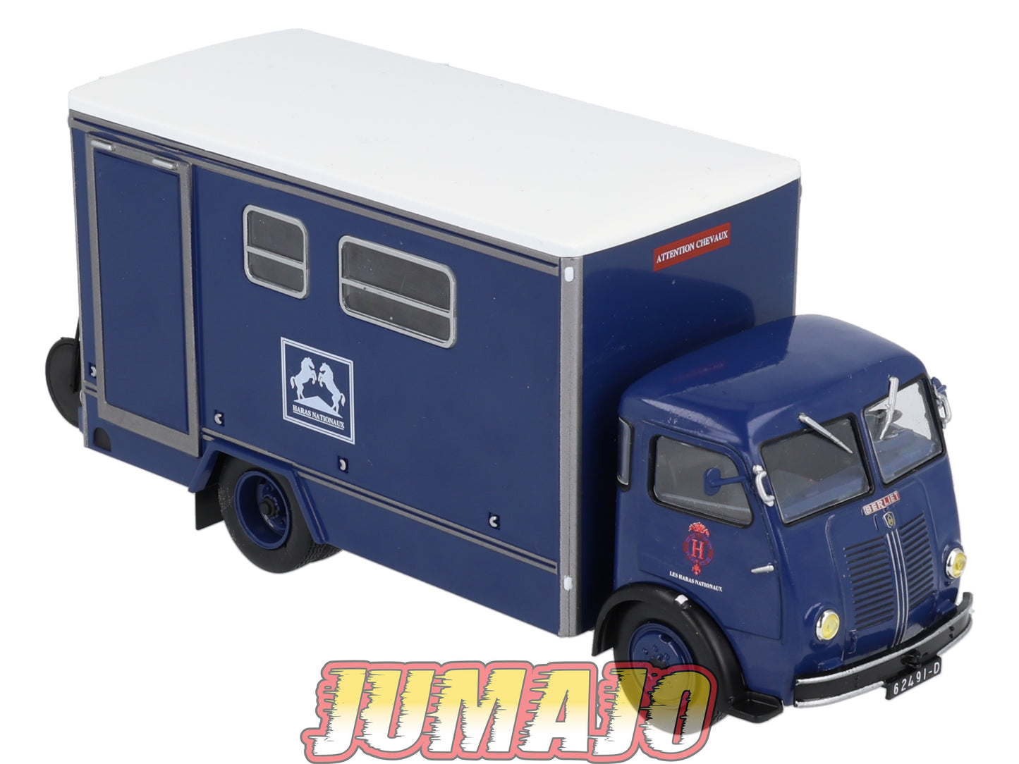 CAM15 Camions d'autrefois 1/43 Altaya IXO : BERLIET GLA Transport chevaux