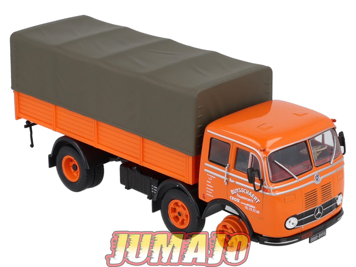 CAM16 Camions d'autrefois 1/43 Altaya IXO : MERCEDES LP 333 Bâché Buysschaert