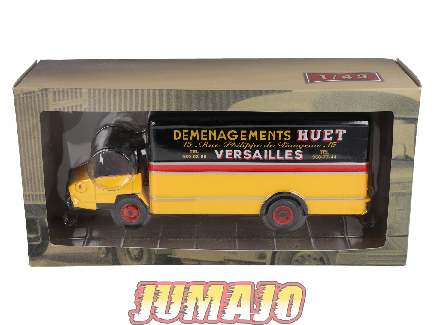 CAM18 Camions d'autrefois 1/43 Altaya IXO : BERLIET Stradair déménagements HUET