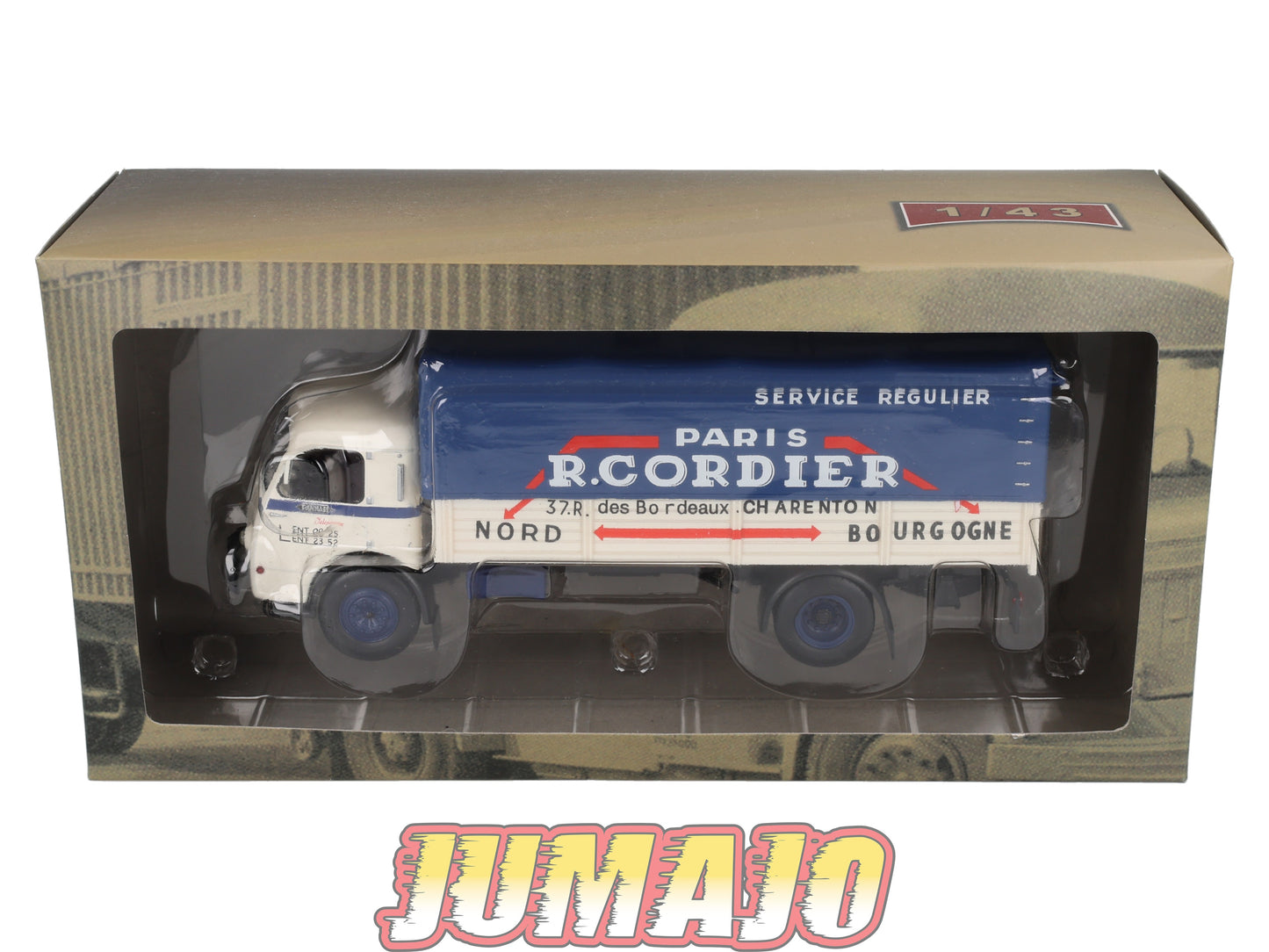 CAM19 Camions d'autrefois 1/43 Altaya IXO : PANHARD Movic SNCF Bâché R.Cordier