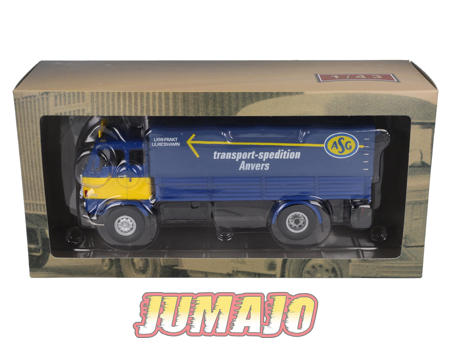 CAM25 Camions d'autrefois 1/43 Altaya IXO : VOLVO F88 Transport Anvers