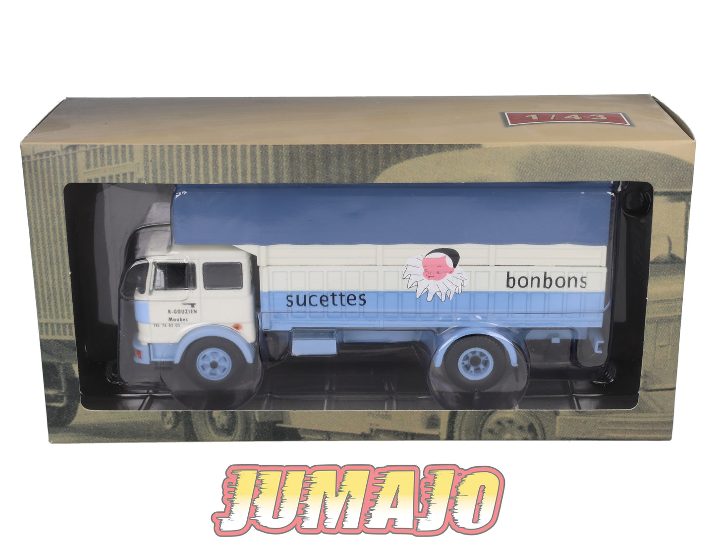 CAM27 Camions d'autrefois 1/43 Altaya IXO : UNIC 619 Sucettes bonbons