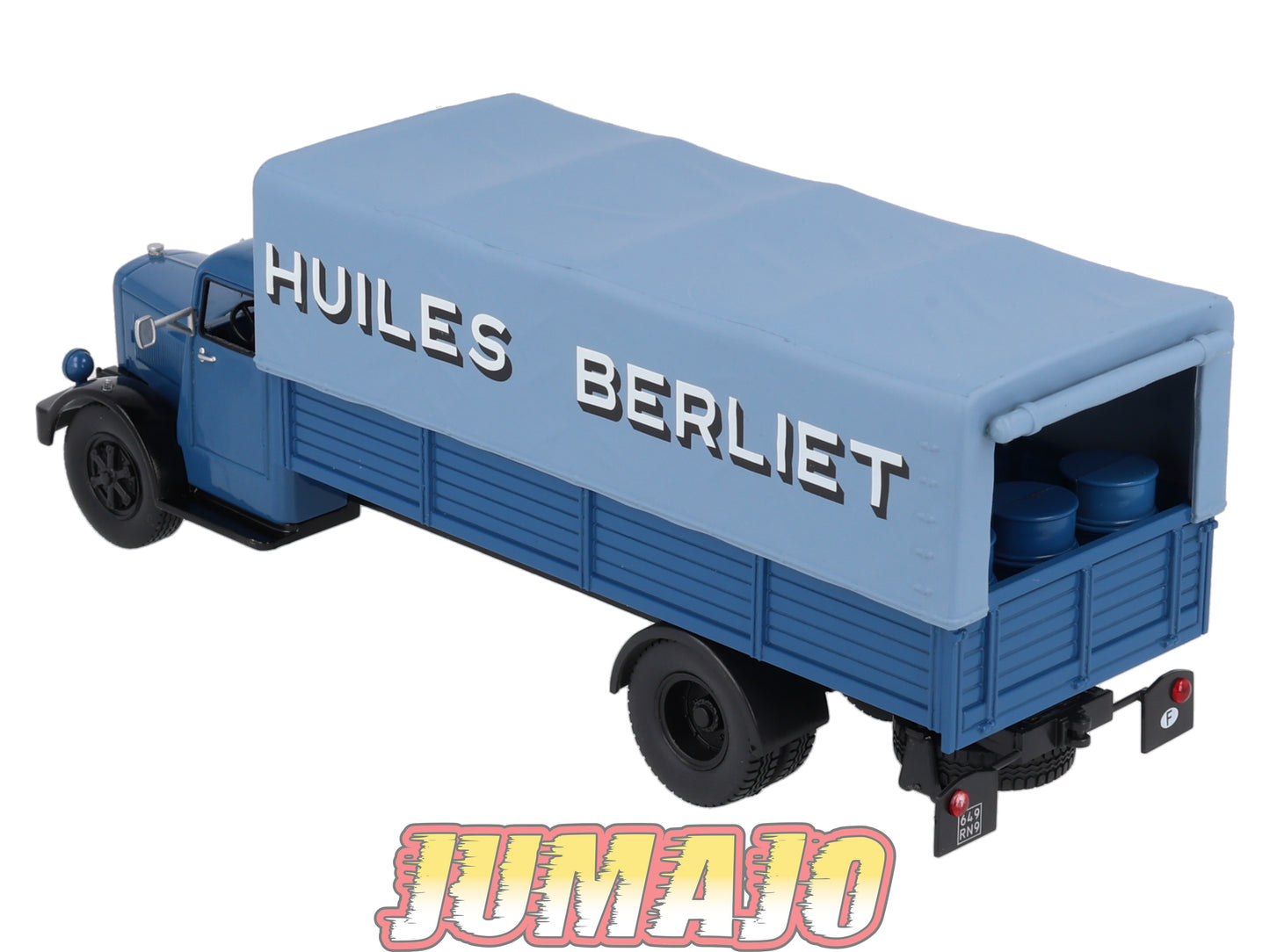 CAM28 Camions d'autrefois 1/43 Altaya IXO : BERLIET GDC bâché Huiles Berliet