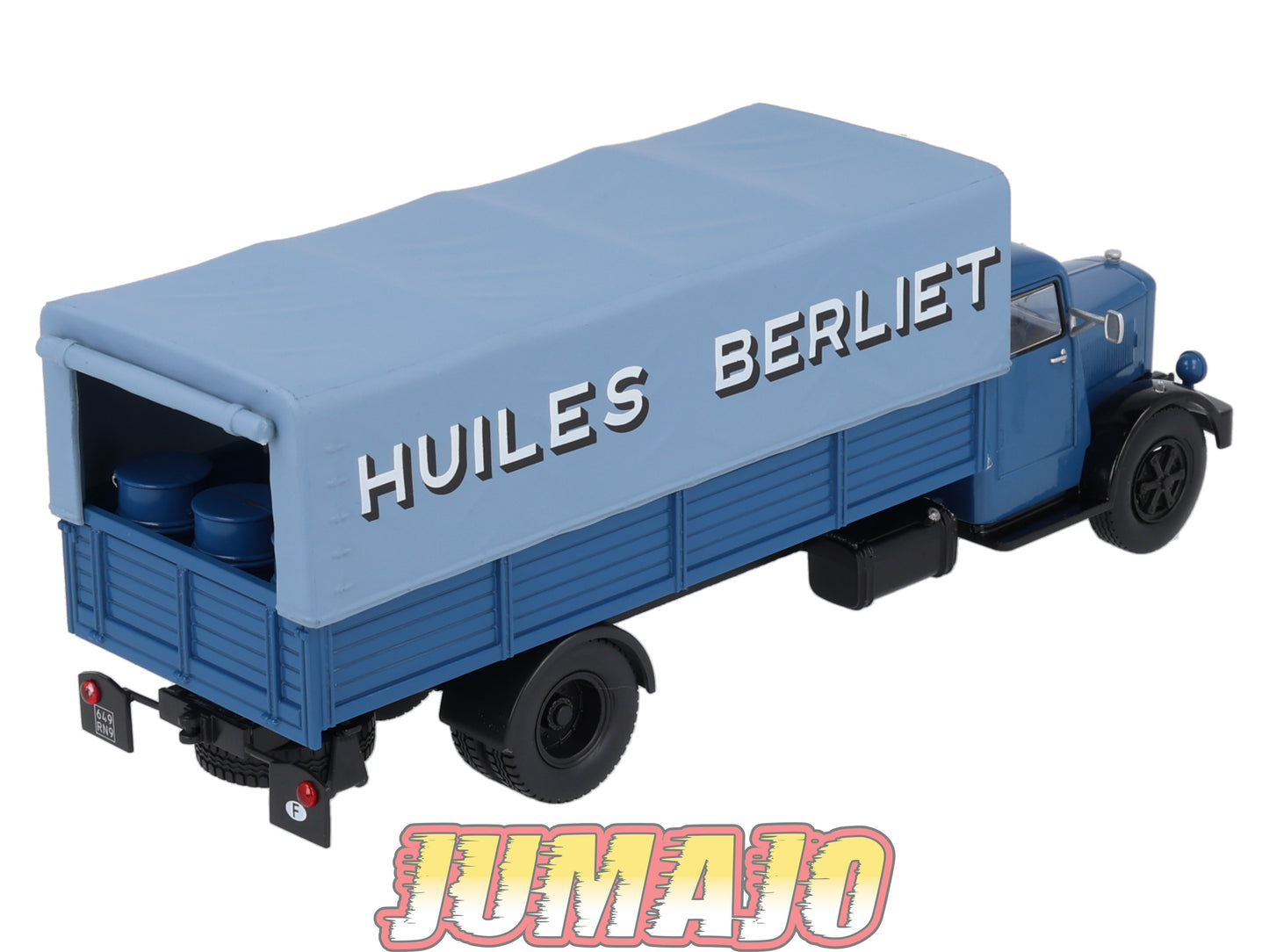 CAM28 Camions d'autrefois 1/43 Altaya IXO : BERLIET GDC bâché Huiles Berliet