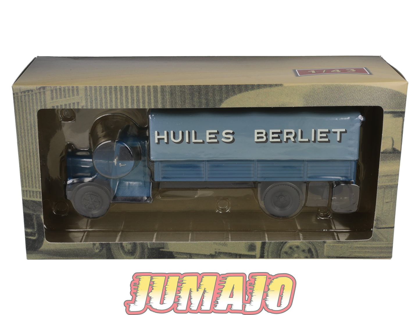 CAM28 Camions d'autrefois 1/43 Altaya IXO : BERLIET GDC bâché Huiles Berliet