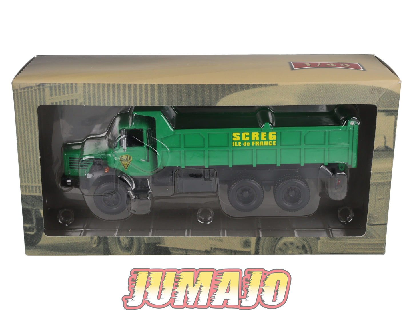 CAM33 Camions d'autrefois 1/43 Altaya IXO : BERLIET GLR 200 benne basculante SCREG