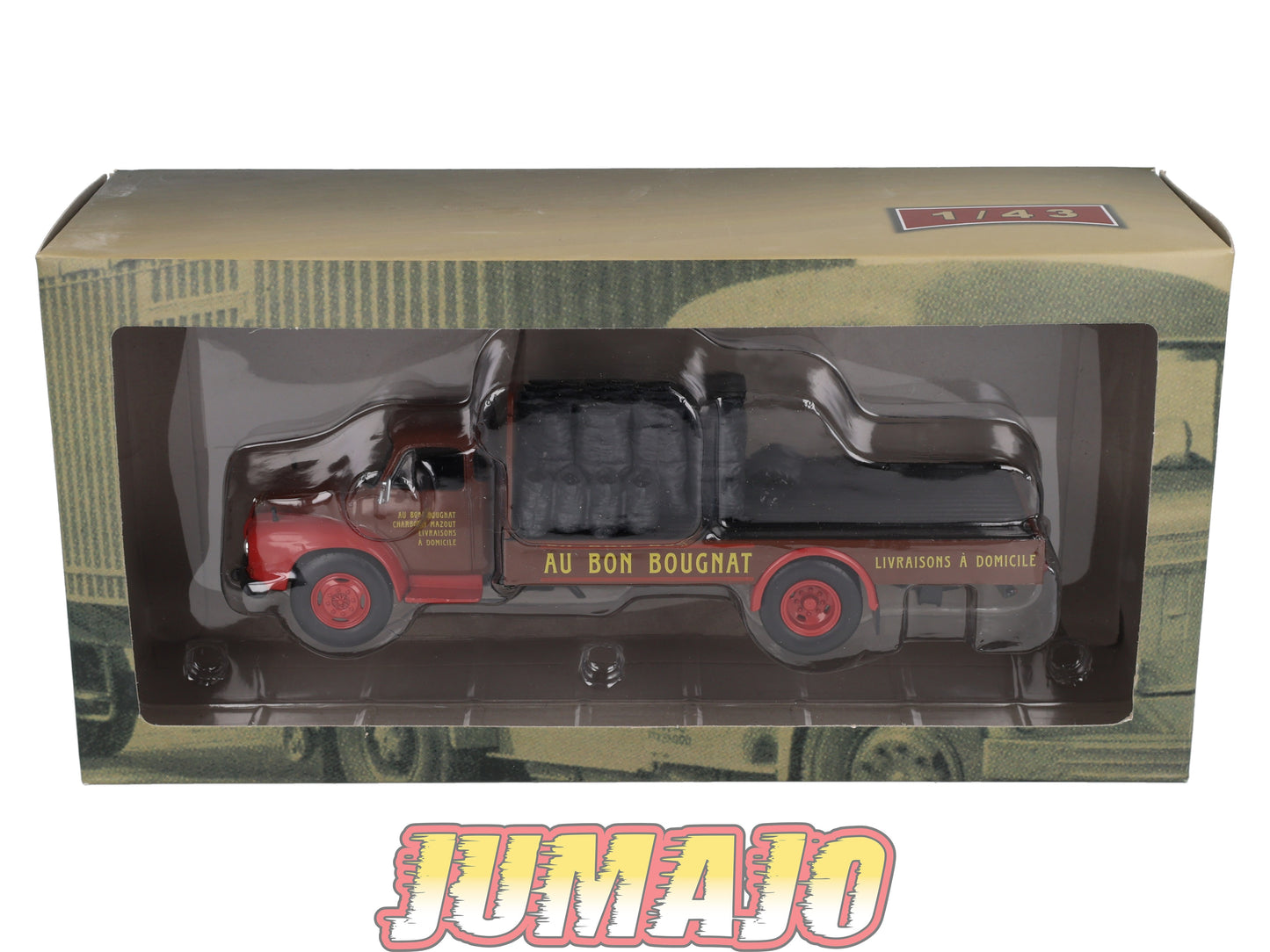 CAM35 Camions d'autrefois 1/43 Altaya IXO : BEDFORD TJ Au Bon Bougnat