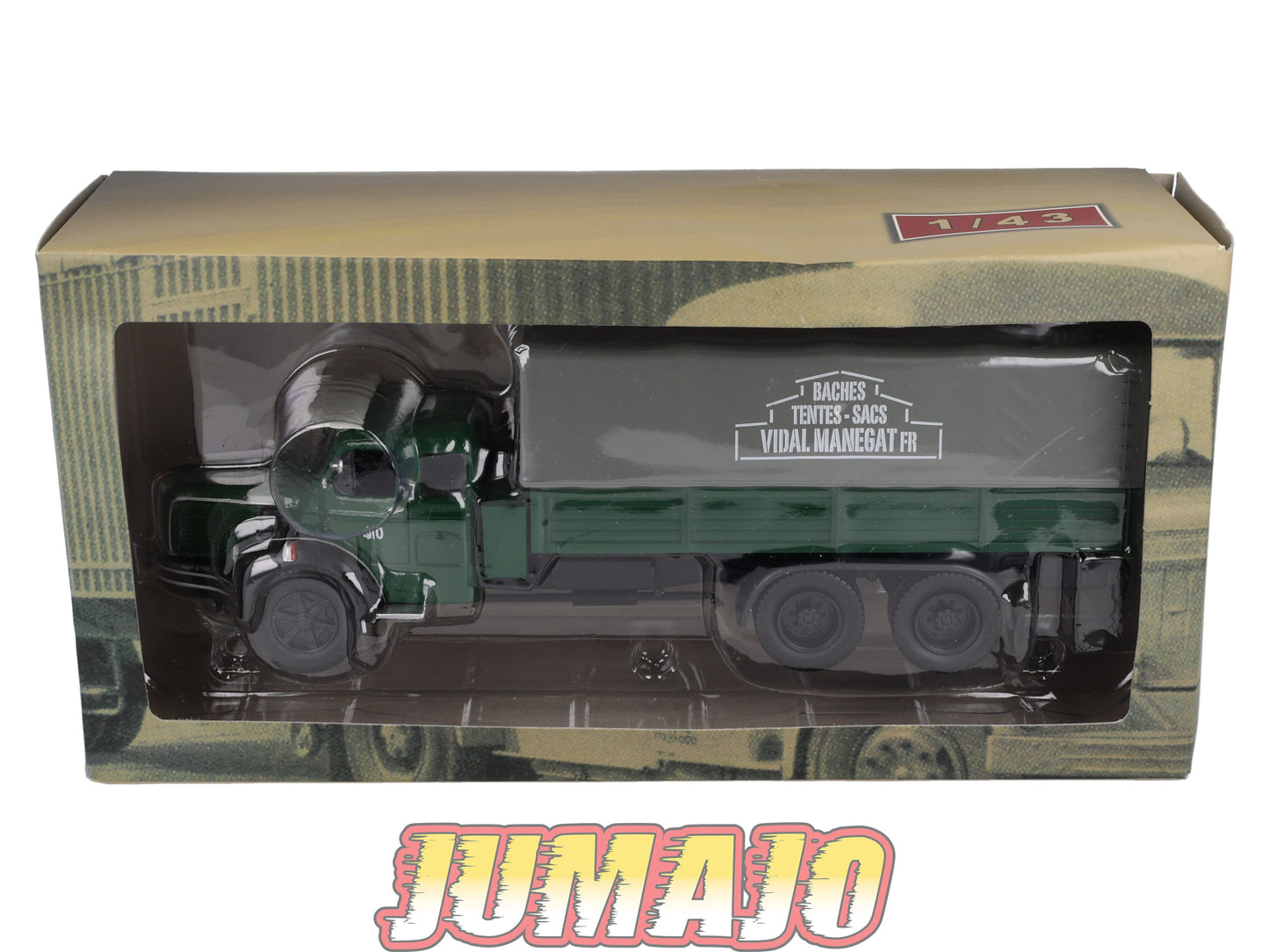 CAM40 Camions d'autrefois 1/43 Altaya IXO : BERLIET GLM M1 Bâché