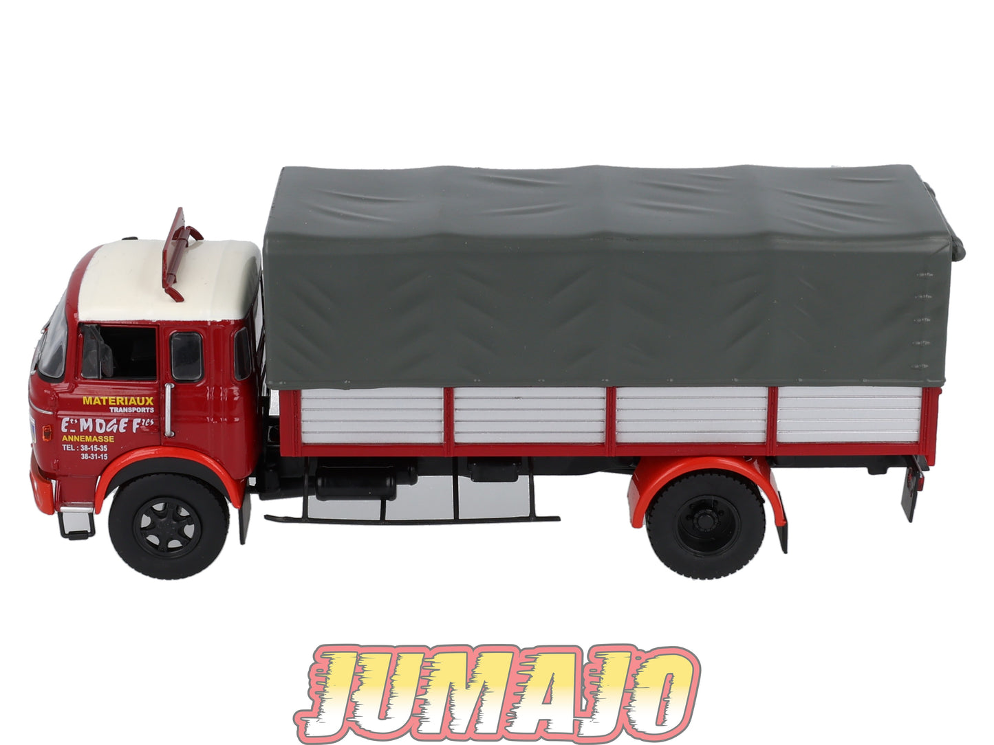 CAM44 Camions d'autrefois 1/43 Altaya IXO : BERLIET GR12 Bâché Matériaux transport
