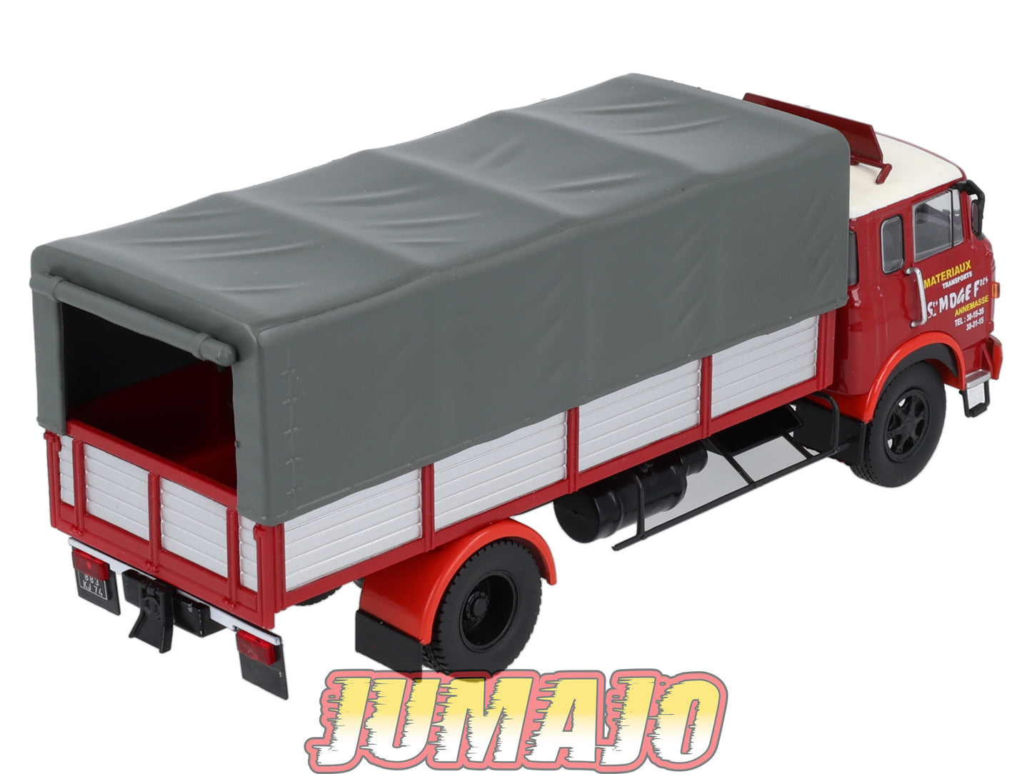 CAM44 Camions d'autrefois 1/43 Altaya IXO : BERLIET GR12 Bâché Matériaux transport