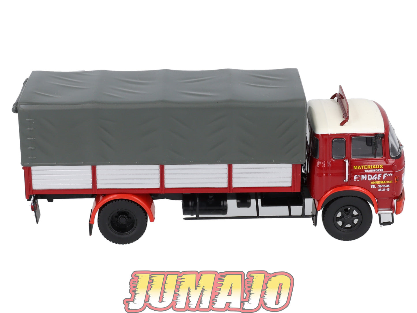 CAM44 Camions d'autrefois 1/43 Altaya IXO : BERLIET GR12 Bâché Matériaux transport
