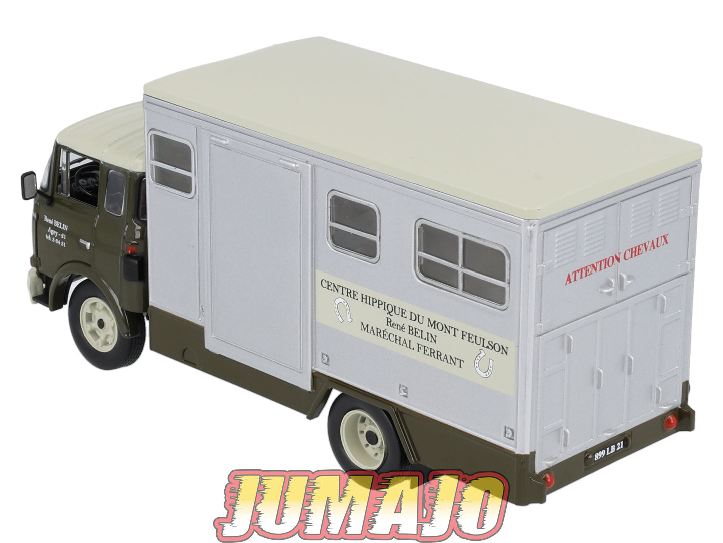 CAM51 Camions d'autrefois 1/43 Altaya IXO : BERLIET Gbk Transport chevaux