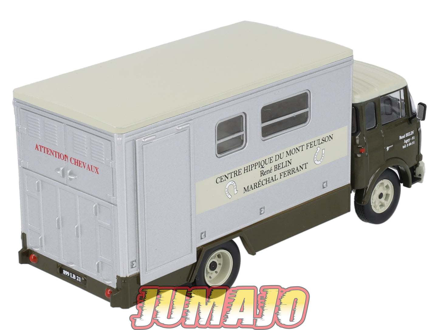 CAM51 Camions d'autrefois 1/43 Altaya IXO : BERLIET Gbk Transport chevaux